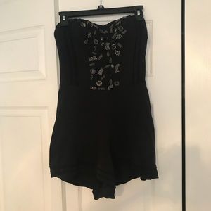 GUESS Embellished Romper